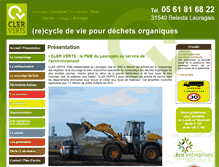 Tablet Screenshot of cler-verts.fr
